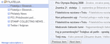 Spisek prispevkov objavljenih na RSS viru.