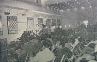 Pogled v dvorano med pozdravnim govorom predsednika piranske občine.