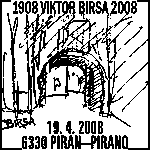 Priložnostni žig v Piranu &ndash; obok