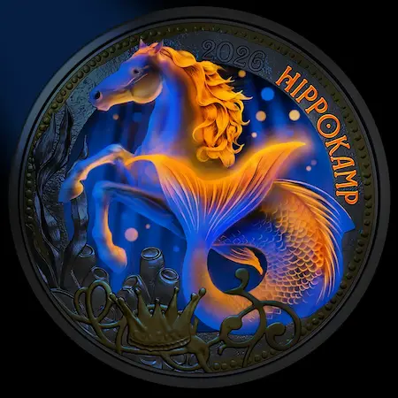 hippokampos pod UV lučjo