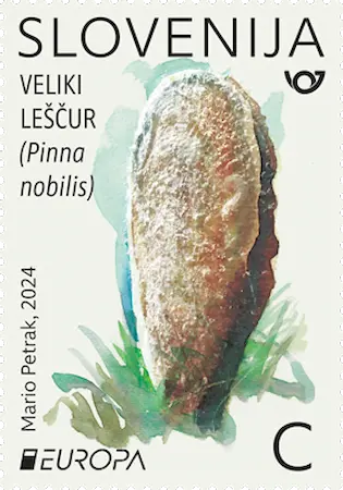 Znamka EUROPA z motivom leščurja