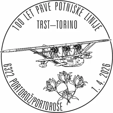priložnostni poštni žig v uporabi 1. aprila 2026